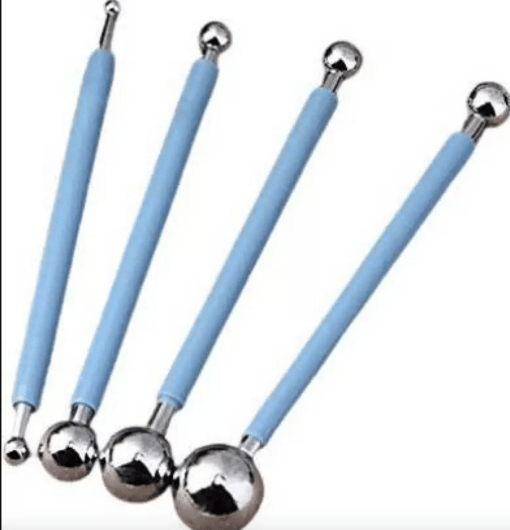 metal modelling 4 piece set baking tool  4 Set Sculpting Tool Set  (Modeling Tools) - Image 2